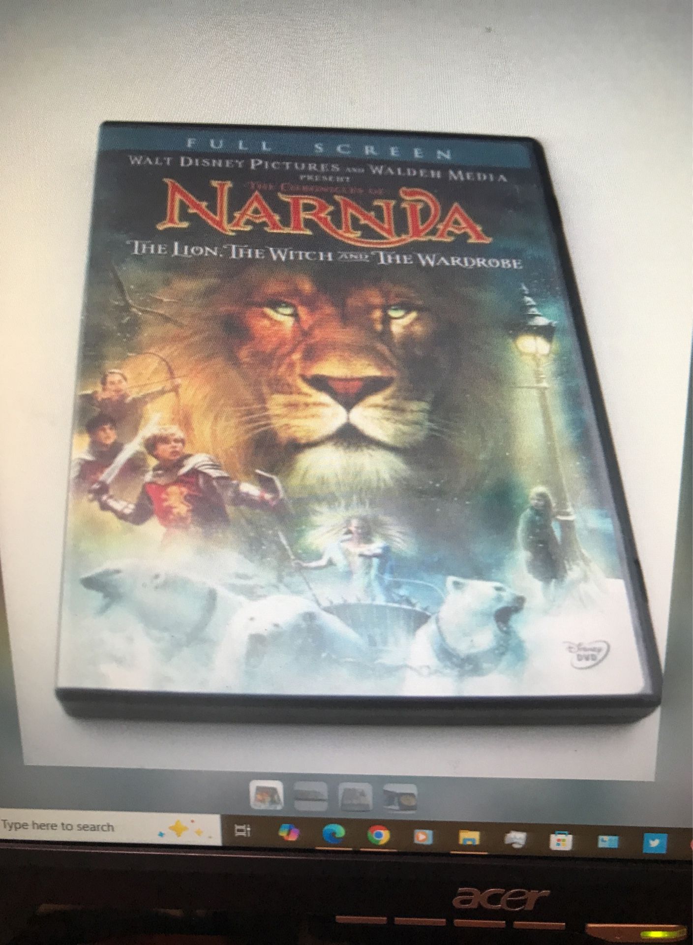 Narnia: The Lion, The Witch and The Wardrobe (DVD) (Full Screen) (PG) (135 Mins)
