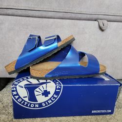 Blue Birkenstock Size 38