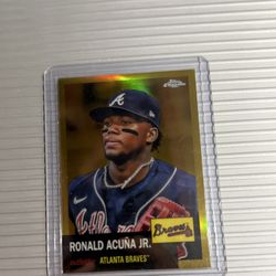 Ronald Acuna Jr Topps Chrome 12/50