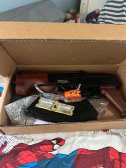 Draco gel blaster  2 packs of orbez and a reusable charger