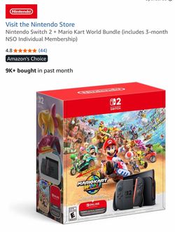 Nintendo Switch 2 + Mario Kart World Bundle