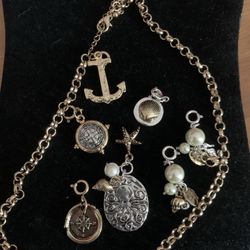 New Beach Charms And Necklace