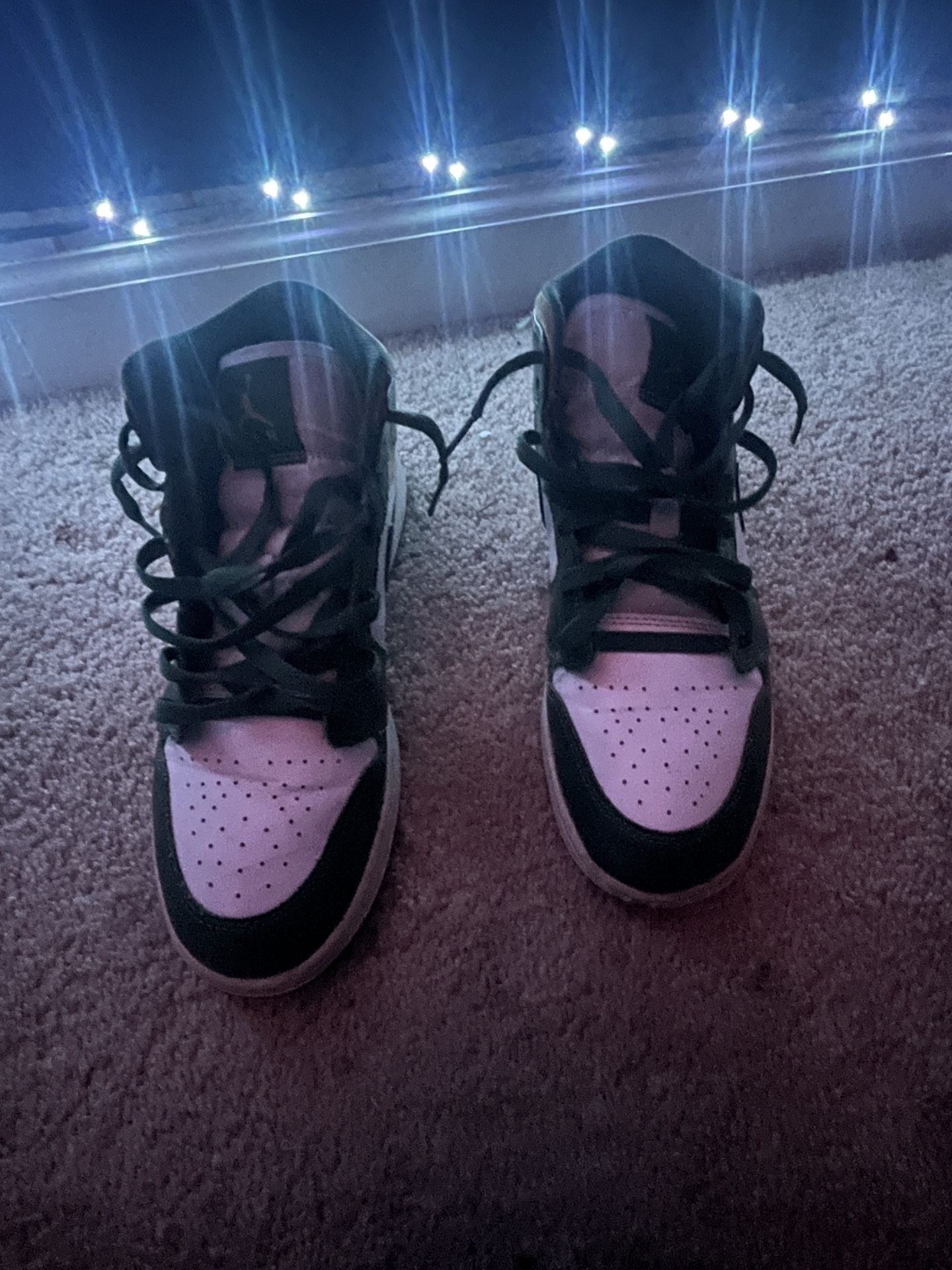 Green Jordan 1s