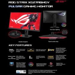 ASUS ROG Strix XG27AQNGV Gaming Monitor - 1440p & 1080p Dual mode - 360HZ -Gsync & Pulsar