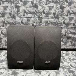  The Polk Audio M Series M1 Bookshelf/Satellite Speakers are high-end, compact speakers designed to provide clear and powerful sound. With a sleek rec