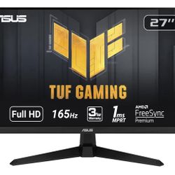 ASUS TUF Gaming VG277Q1A 27” 165Hz Full HD Monitor