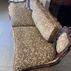 Vintage Victorian style sofa