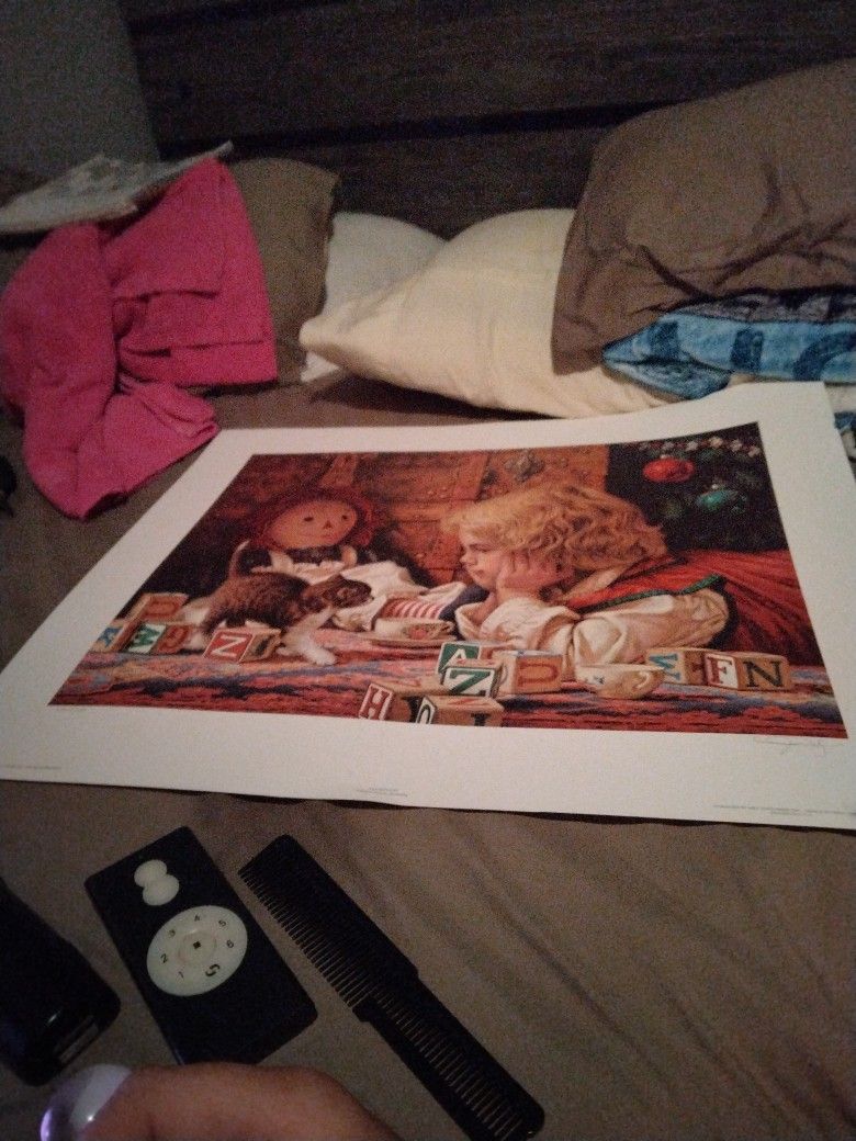 The Gift Signed Print/ Raggedy Ann