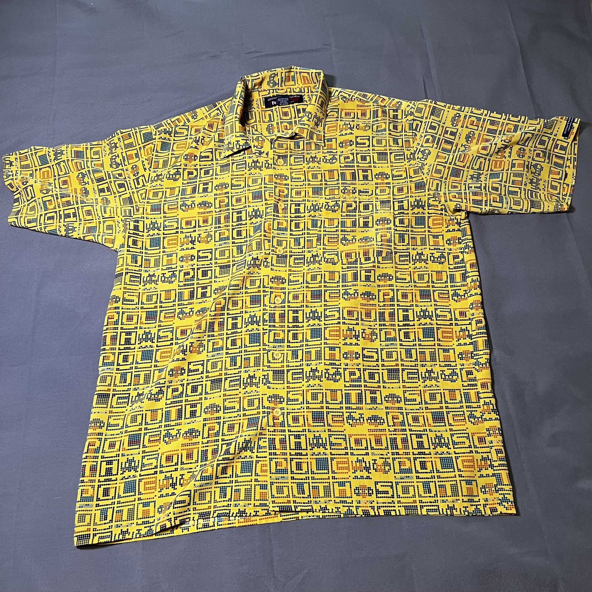 Preloved Men's Shirt - Yellow - XL