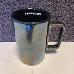 Starbucks Holiday 2020 Iridescent Rainbow Textured Ceramic Mug 12 fl oz 