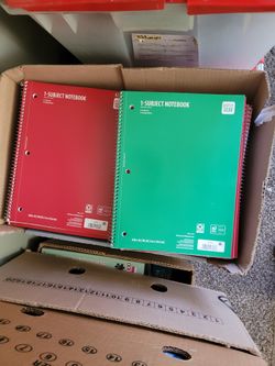 Brand New Notebooks 50 Cents Ea.