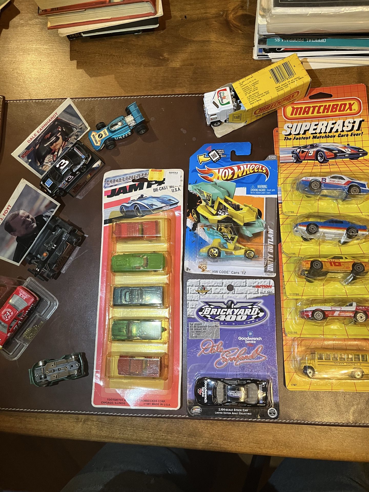 Vintage collectible die cast cars