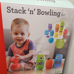 Infantino Stack N Bowling Set Baby Toys