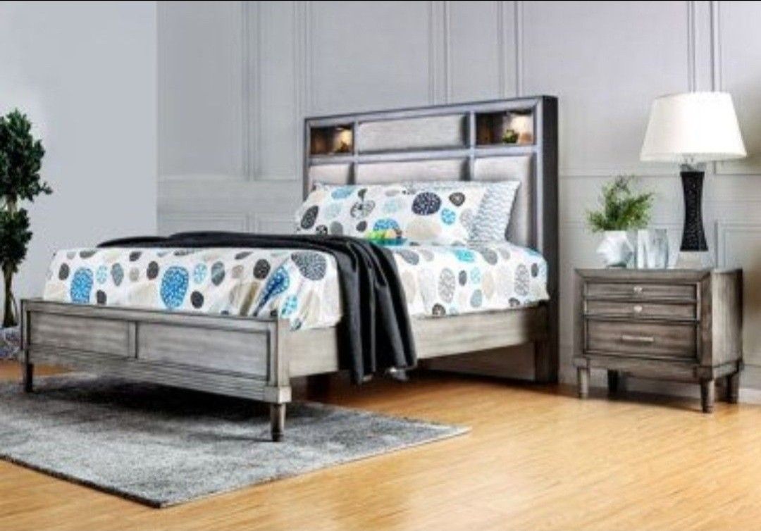 Queen Bed Frame With Mattress