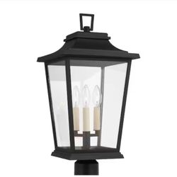 Generation Lighting Warren 10.625 in. W 3-Light Textured Black