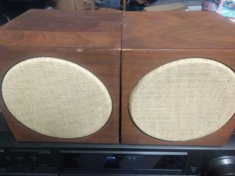 Pair of vintage ampex model 415 speakers