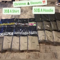 Essentials Hoodies And Awful Lot Of Cough Syrup Shirts 