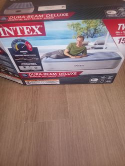 Intex Dura-Beam Deluxe Twin Raised Airbed