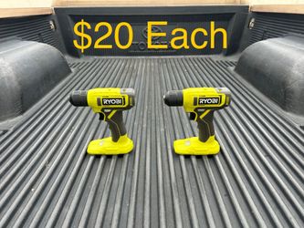 NEW RYOBI ONE+ 18V Cordless 3/8 in. Drill/Driver (Tool Only) **$20 Each**