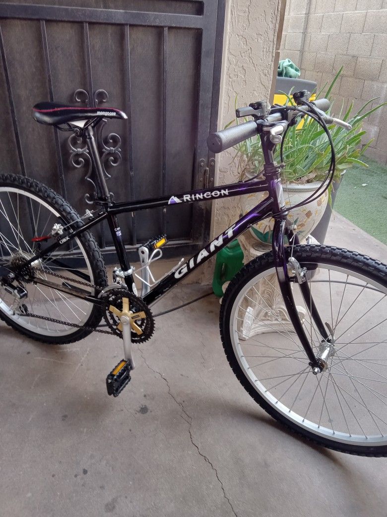 VINTAGE BIKE GIANT RINCON TIRES SIZE 26 FRAME SIZE MEDIUM 
