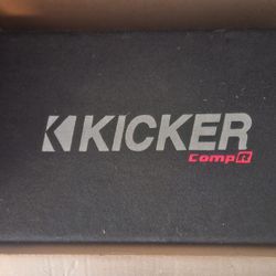 Kicker Speaker/ R12 With Box+ Mono Amplifier 