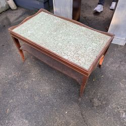 Tile Top Coffee Table, Vintage