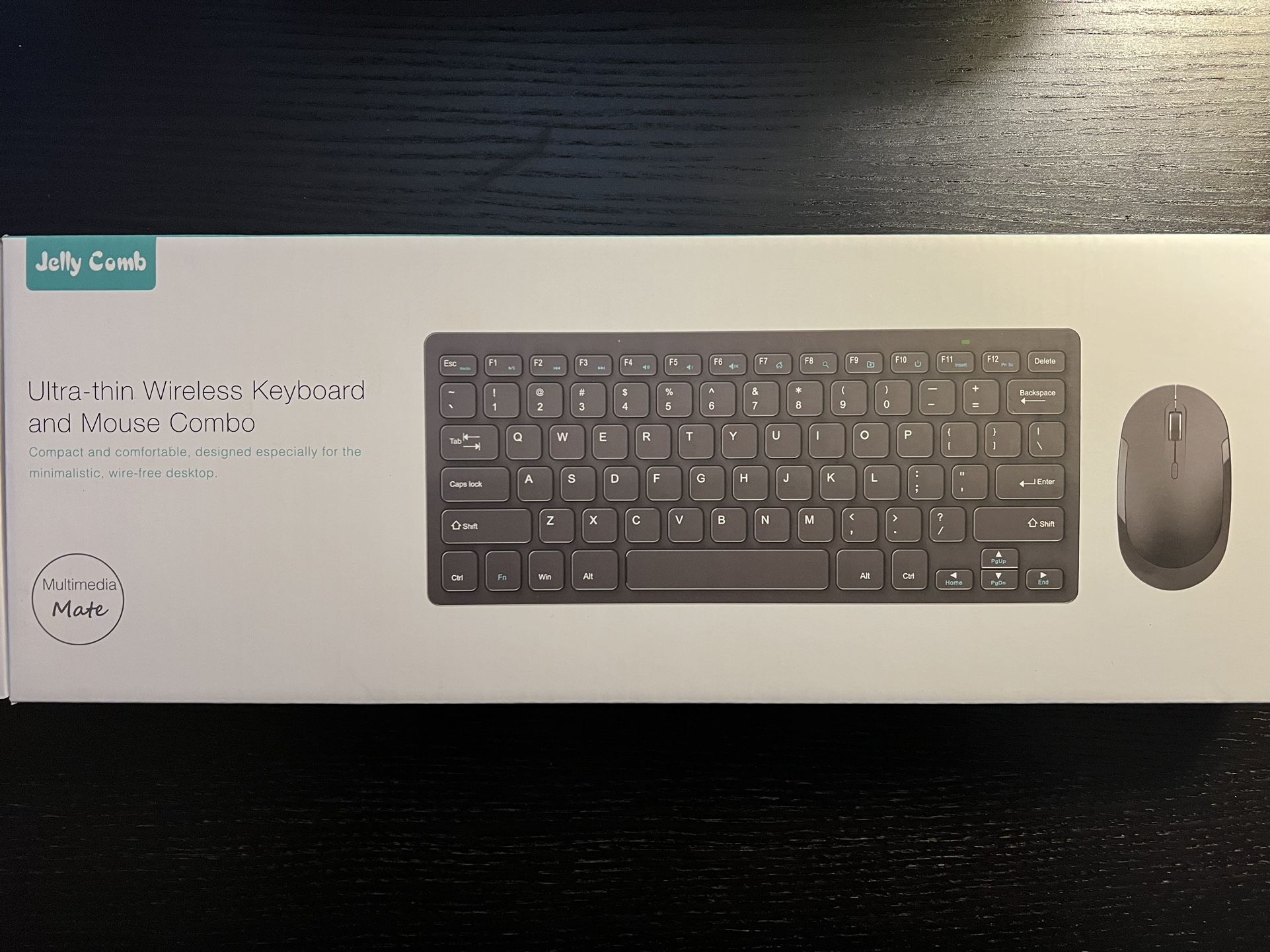 Compact Wireless Keyboard and Mouse
