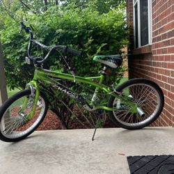 Green 20” BMX bike