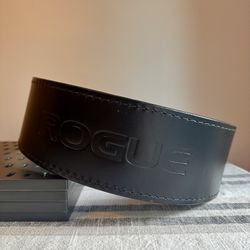 ROGUE BLACK LEATHER 13MM - 4" LEVER BELT