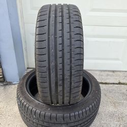 Like New 215/45ZR18 Accelera Tires