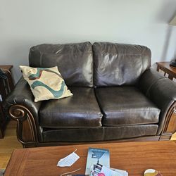 Leather 2 Seater Chair