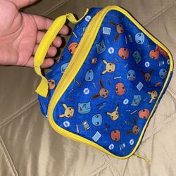 Thermos Pokemon Kids Insulated Soft Lunch Box Bag Pikachu Eevee Charmander New