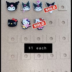 Kuromi & Hello Kitty Croc Charms $1 EACH 