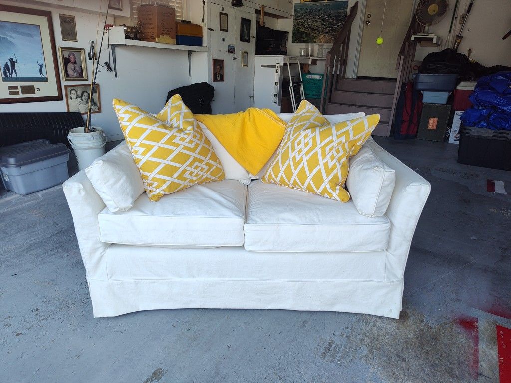 Love Seat and Small Table