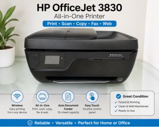 HP OfficeJet 3830 All-in-One Printer