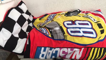 Boys nascar race sleeping bag