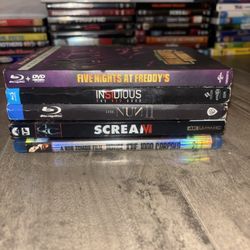 Horror Blu Rays - LOT OF 5