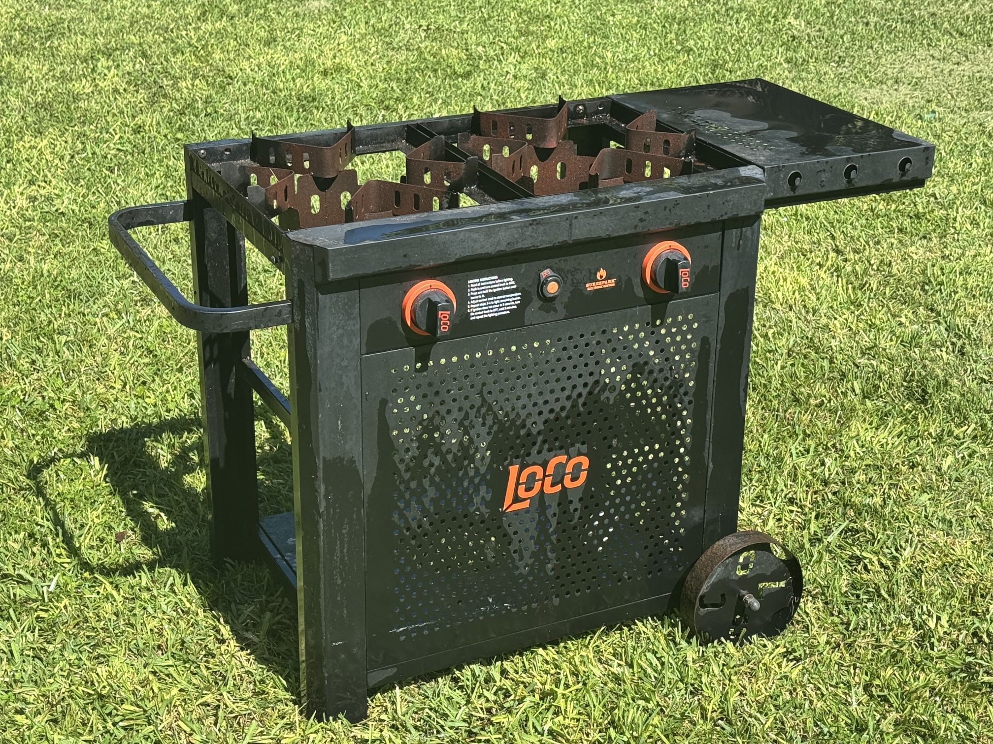 Dual Burner Fry Cart -Gas Stove 