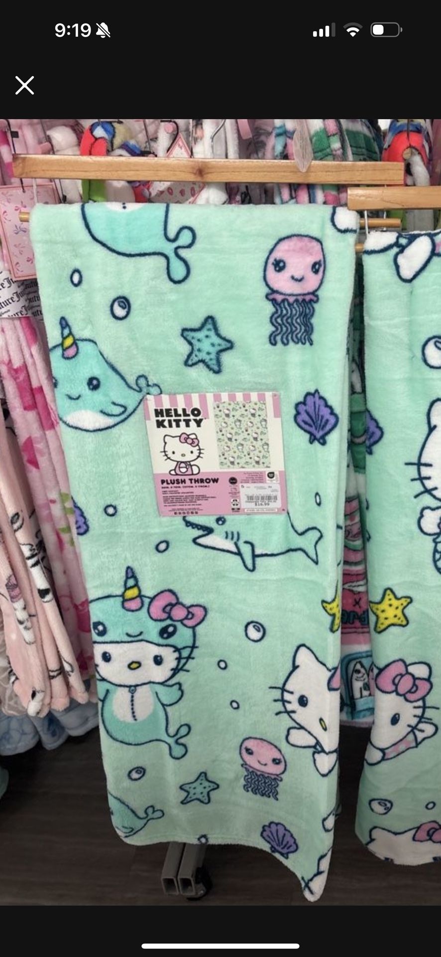 Hello Kitty Mermaid Blanket