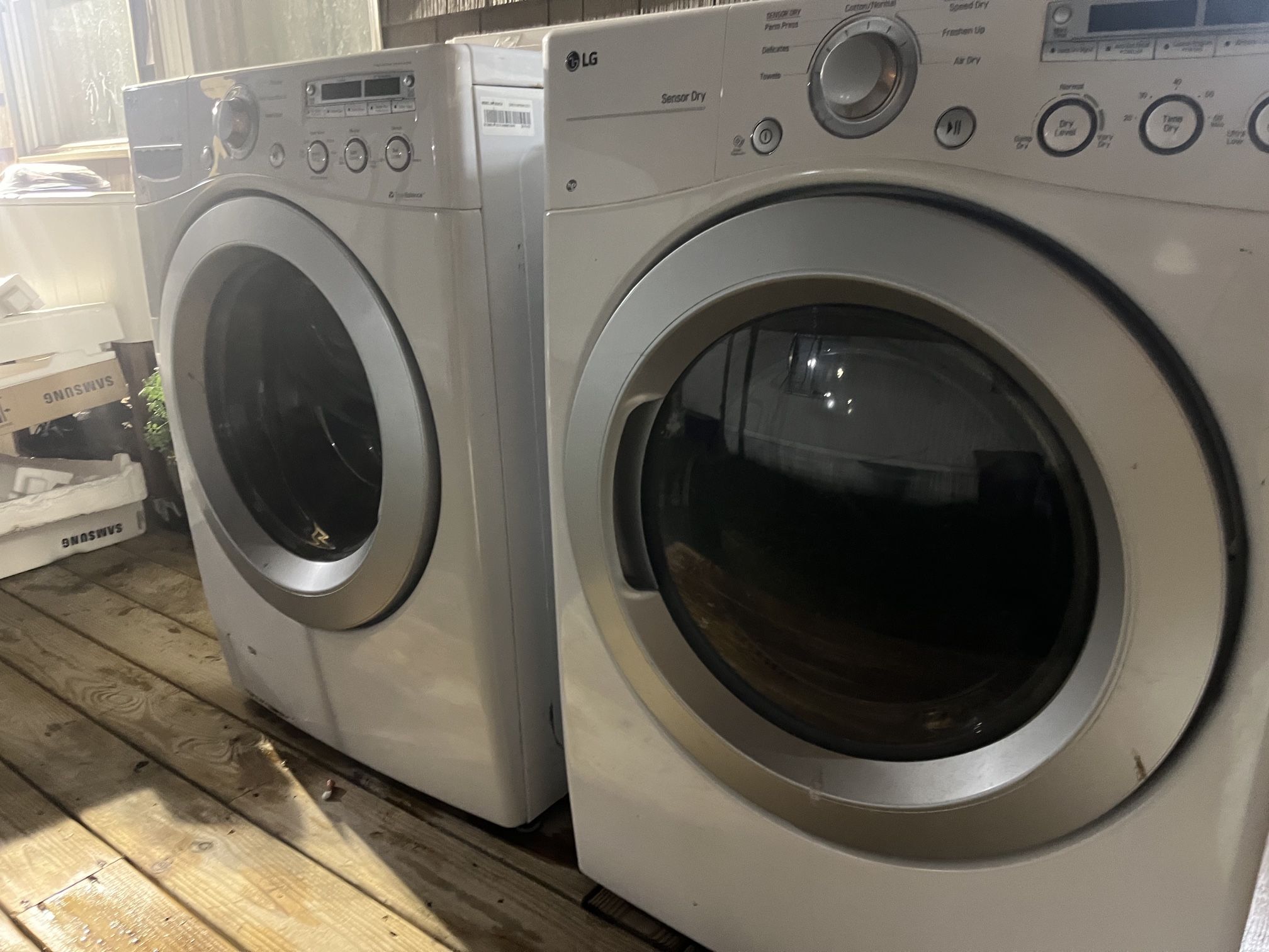 washer and dryer (LG)