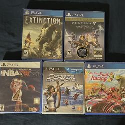 PS4and PS5 Video Games