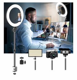 Ring Light with Desk Mount