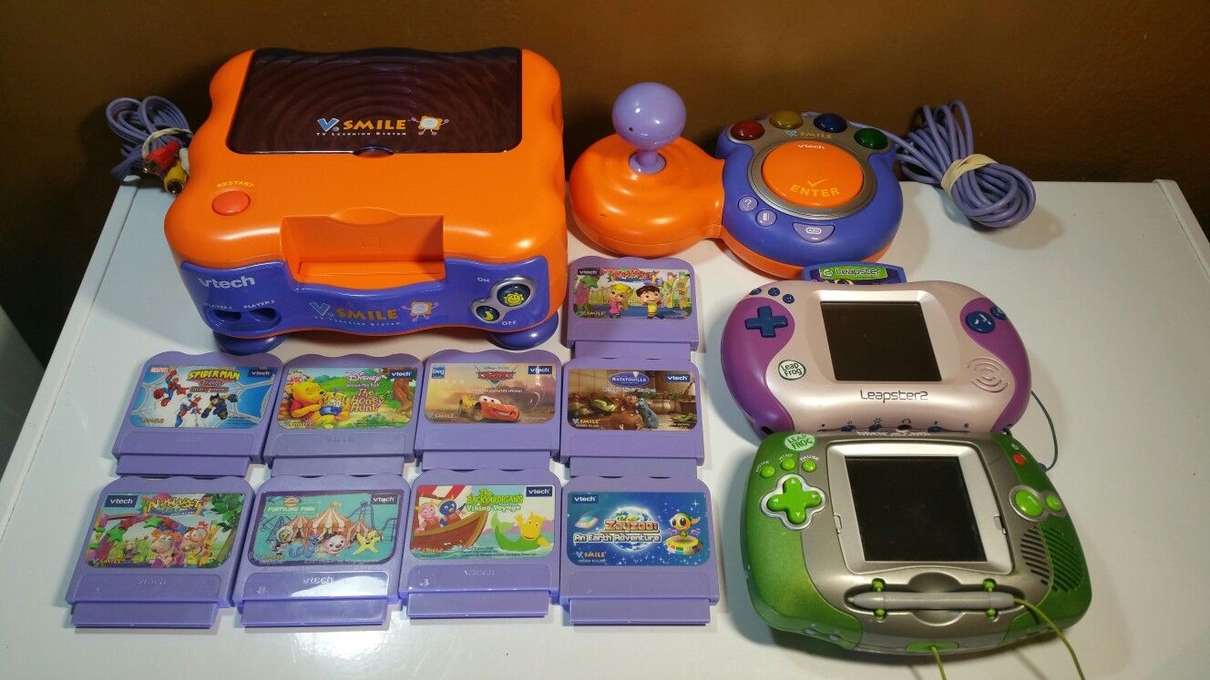 V smile TV Learning System from VTech bundle