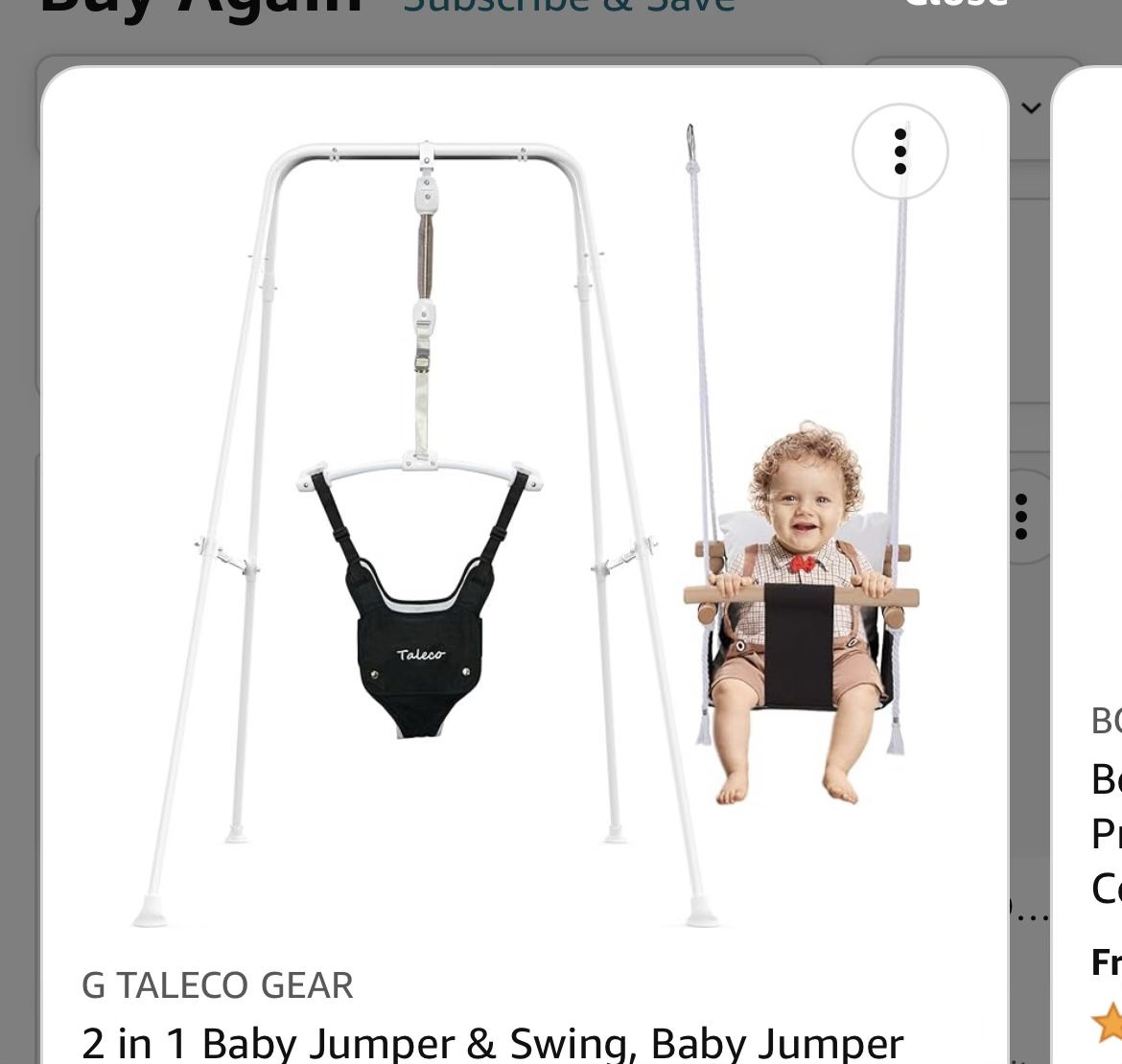 JUMPER &SWING FOR A BABY 