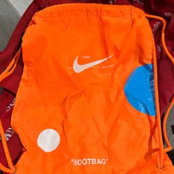Nike Off White Mercurial Zoom fly Drawstring Bag Virgil 