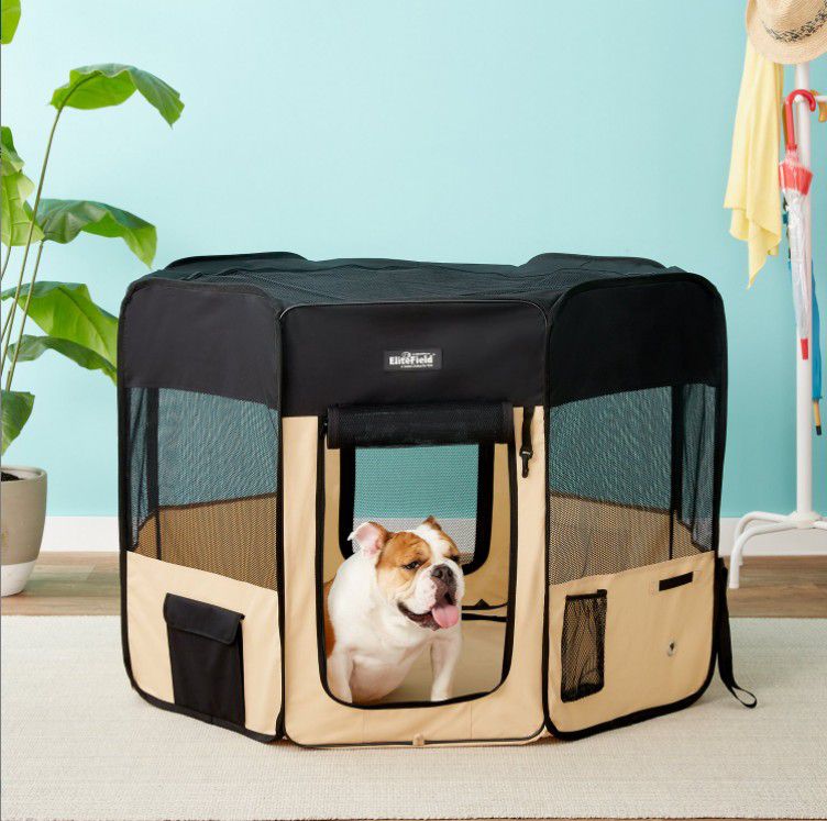 Elitefield 2 Door Soft Sided Dog And Cat Playpen