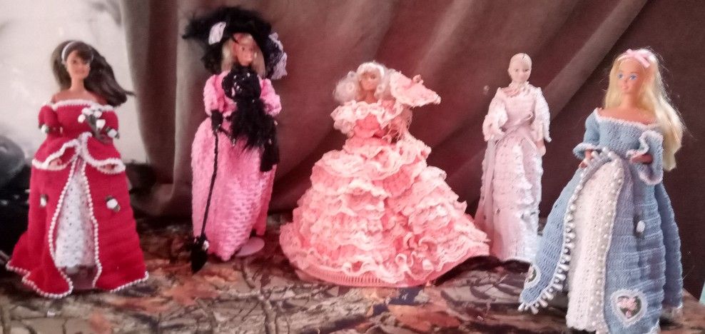 Barbies Hand Made Outfits