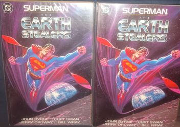 2 DC Superman the Earth Stealers comic