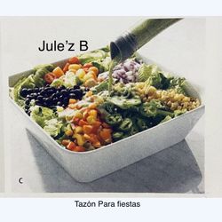 Princess House Tazón Para Ensaladas Nuevo En Su Caja 