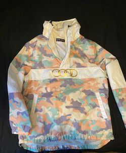 Rebel Minds XL Pastel Camo Anorak Windbreaker